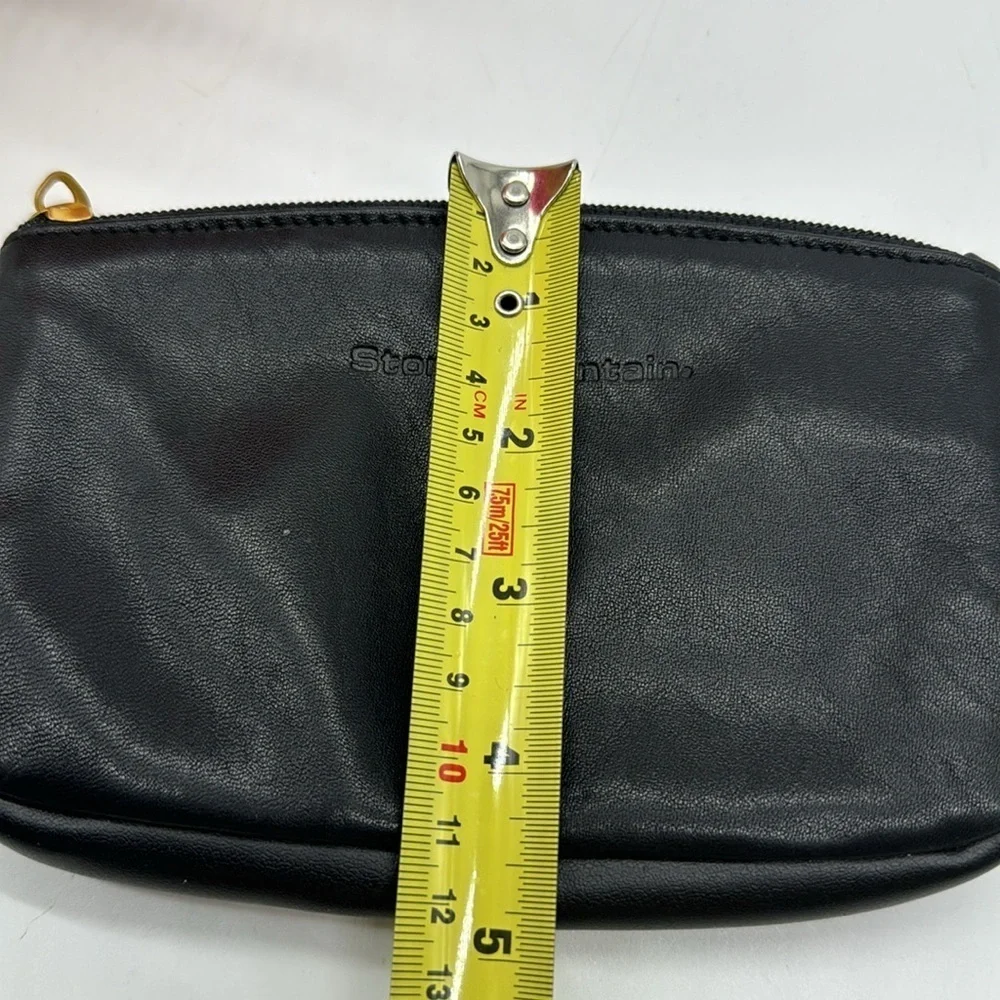 Stone Mountain Black Leather Pounch wallet BP6930C